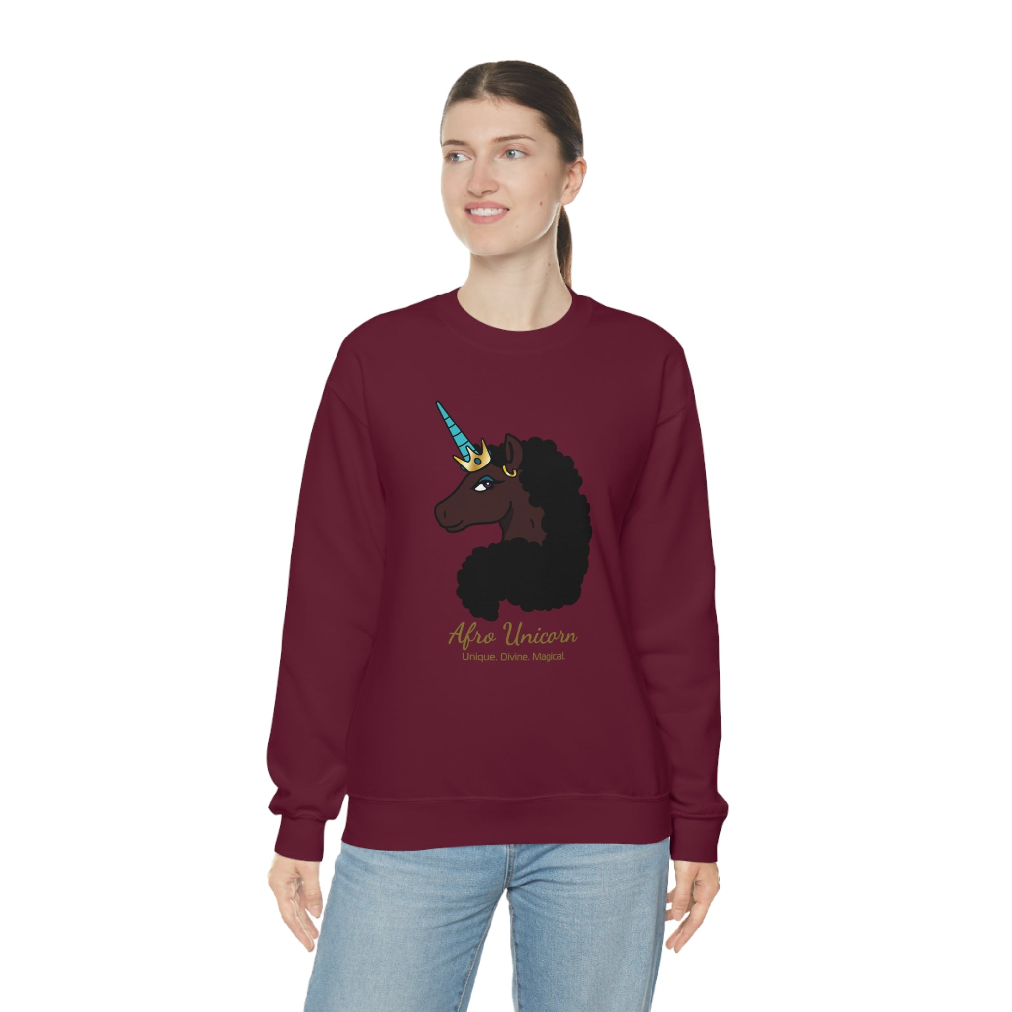 Magical Afro Unicorn Sweatshirt