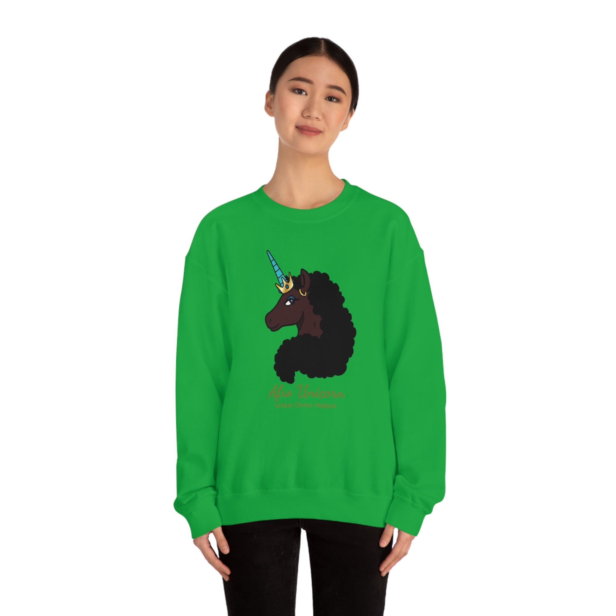 Magical Afro Unicorn Sweatshirt