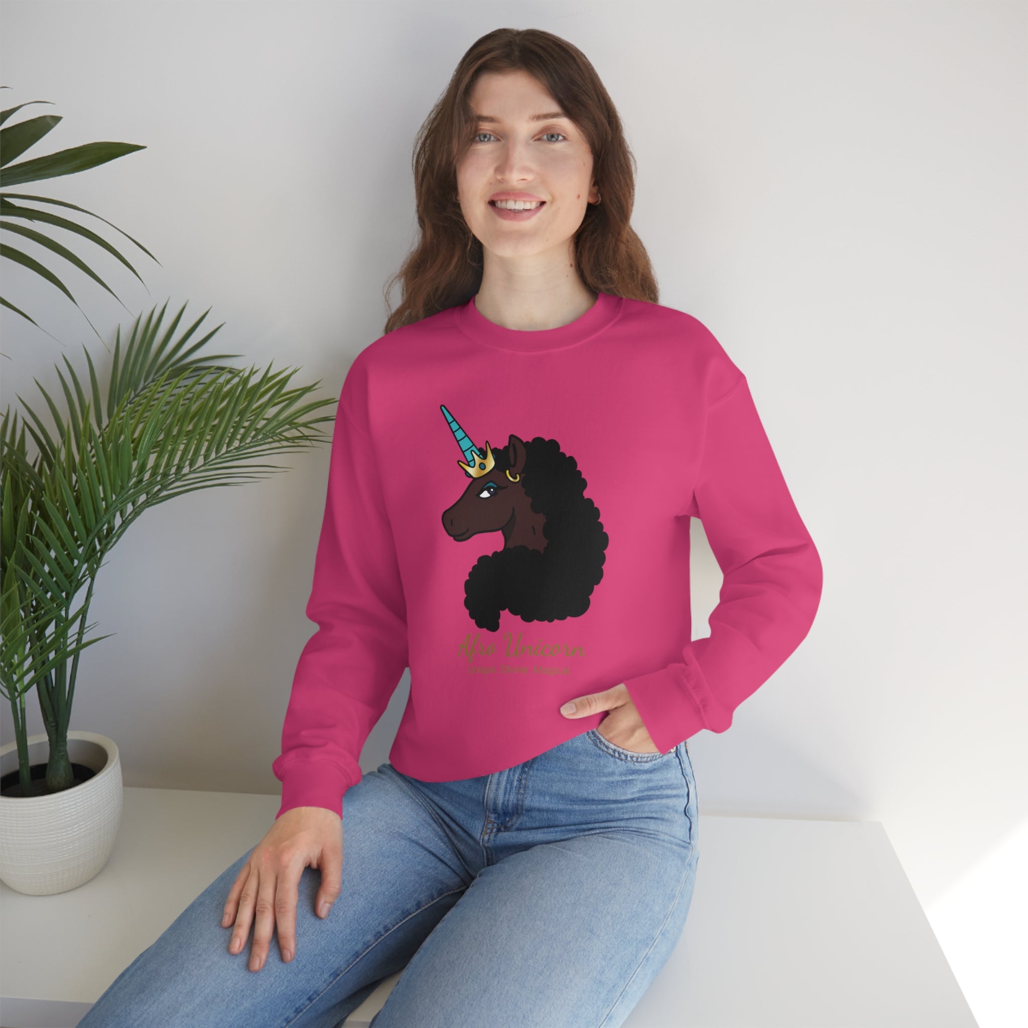 Magical Afro Unicorn Sweatshirt