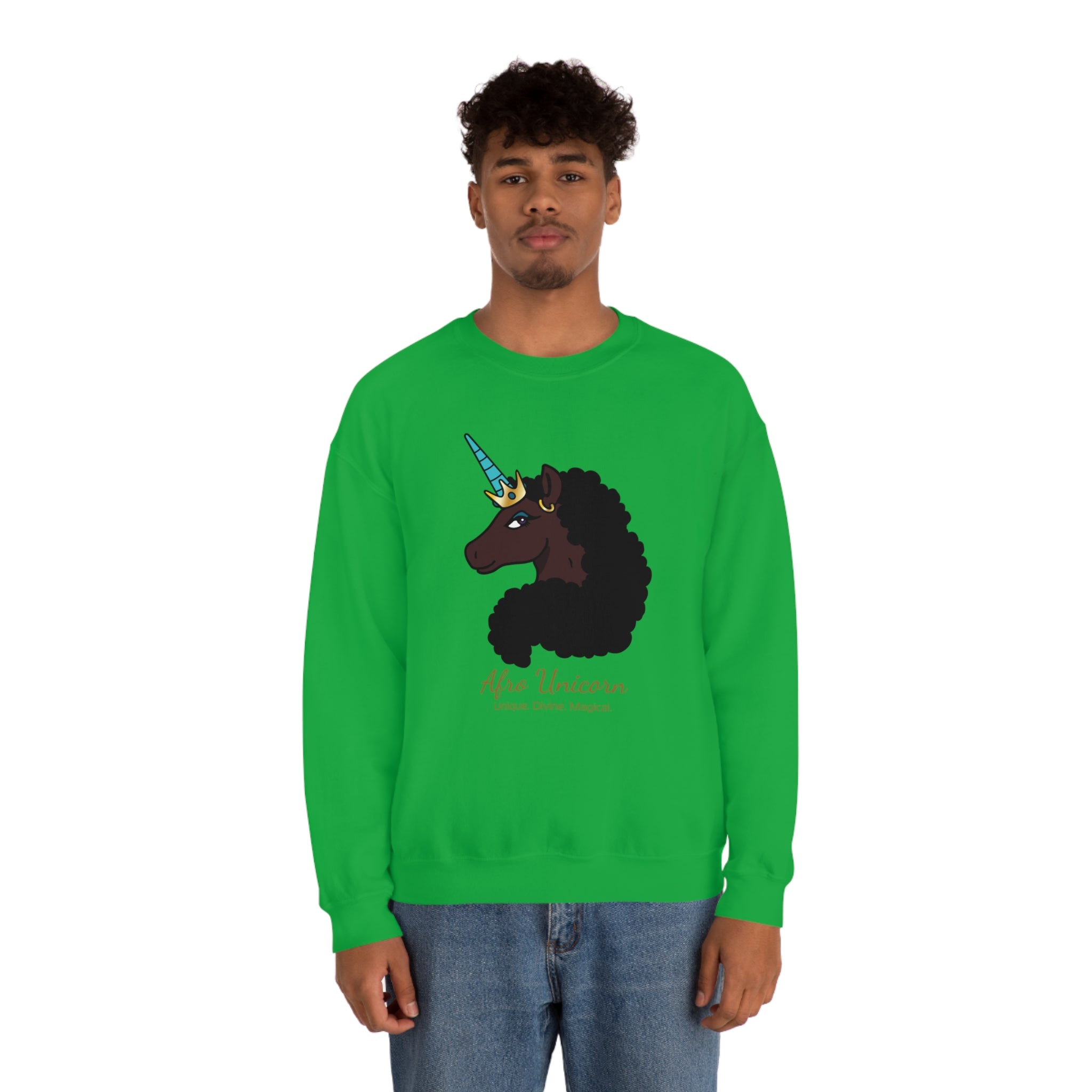 Magical Afro Unicorn Sweatshirt