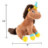 Afro Unicorn Light Up Bow & Plush Bundle