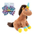 Afro Unicorn Light Up Bow & Plush Bundle