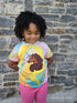 Youth - Tie Dye Afro Unicorn Tee