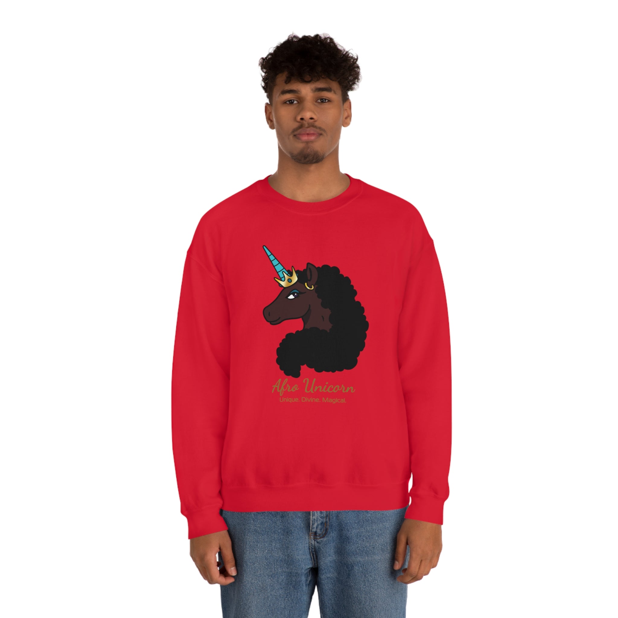 Magical Afro Unicorn Sweatshirt