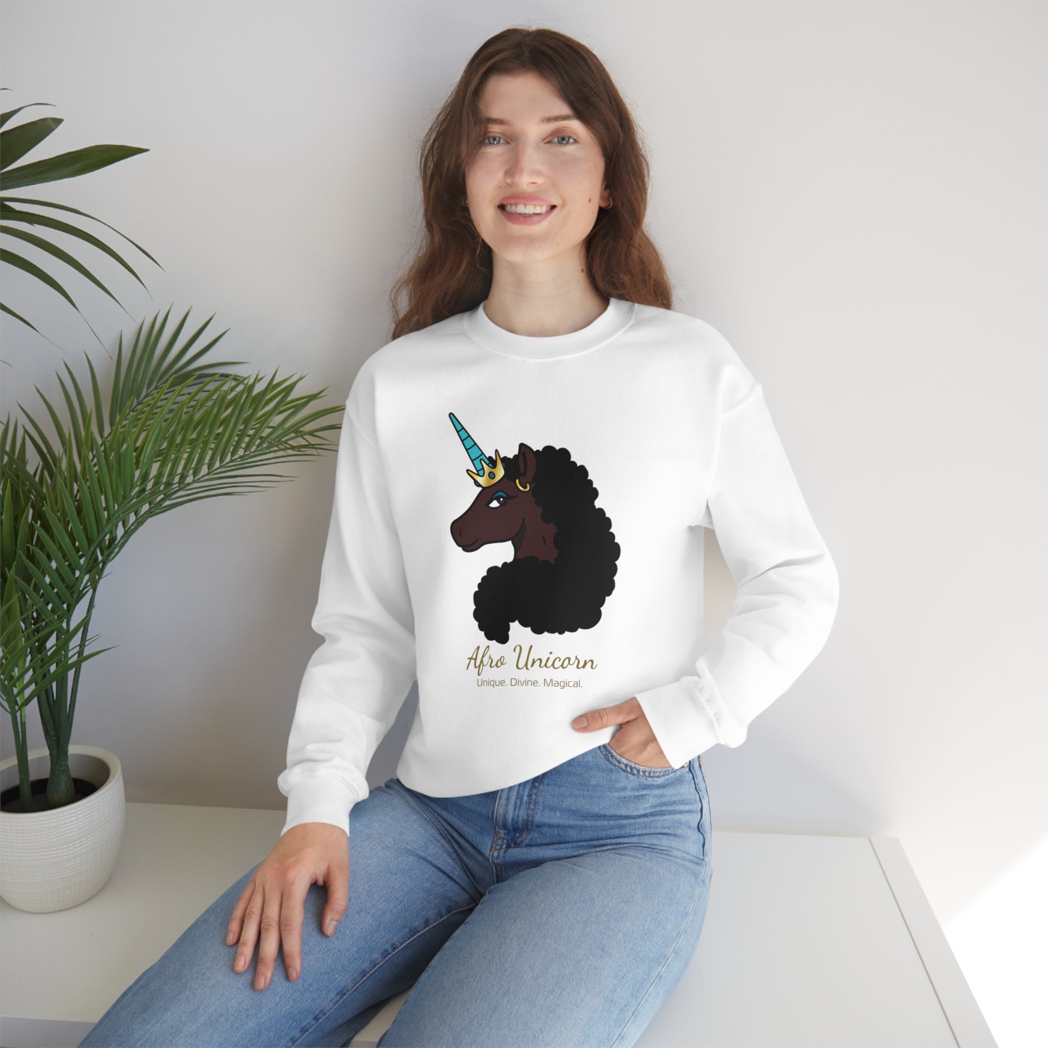 Magical Afro Unicorn Sweatshirt