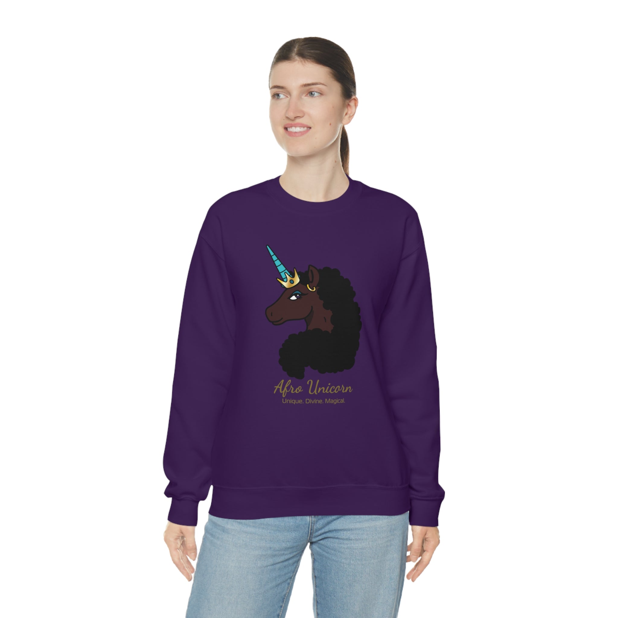 Magical Afro Unicorn Sweatshirt