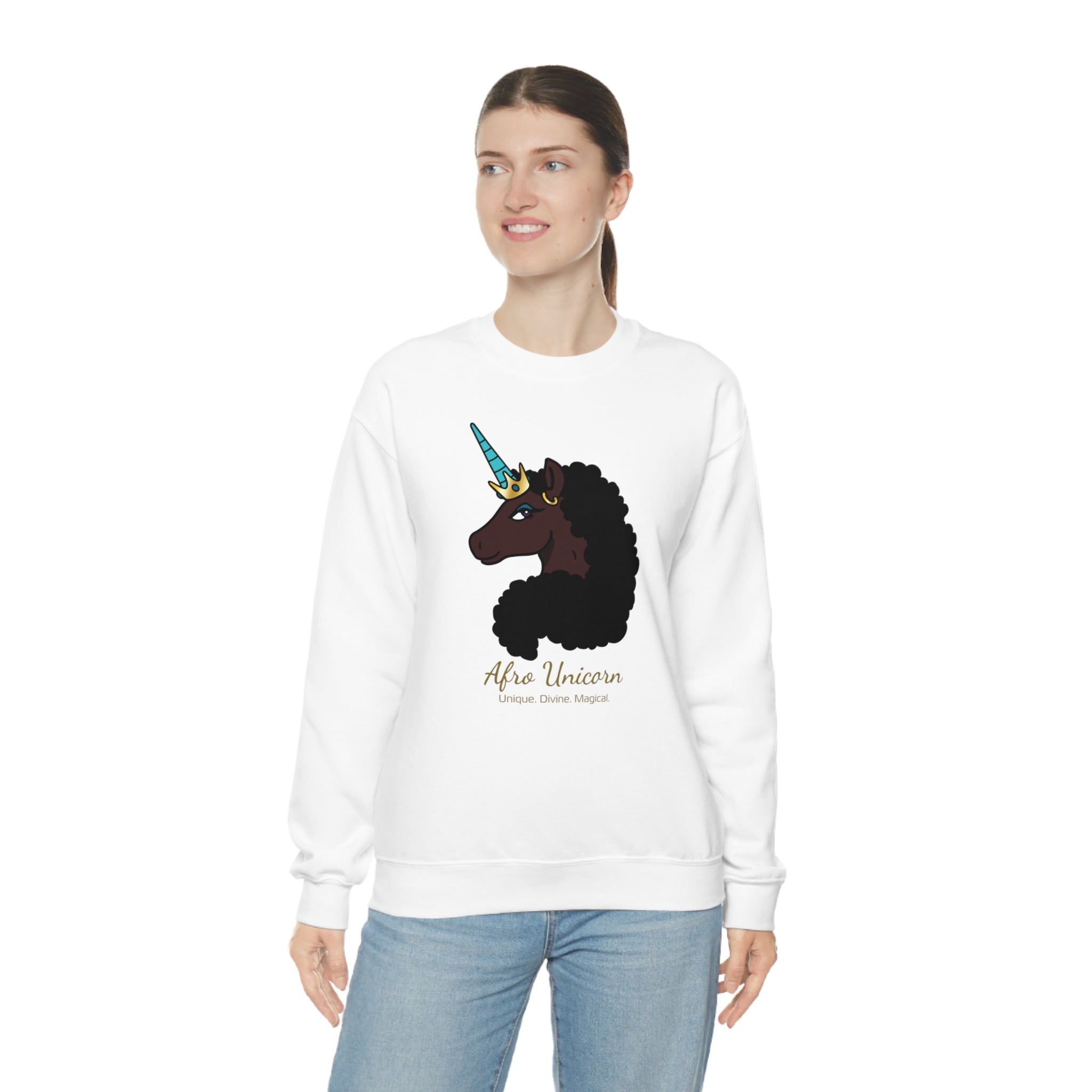 Magical Afro Unicorn Sweatshirt