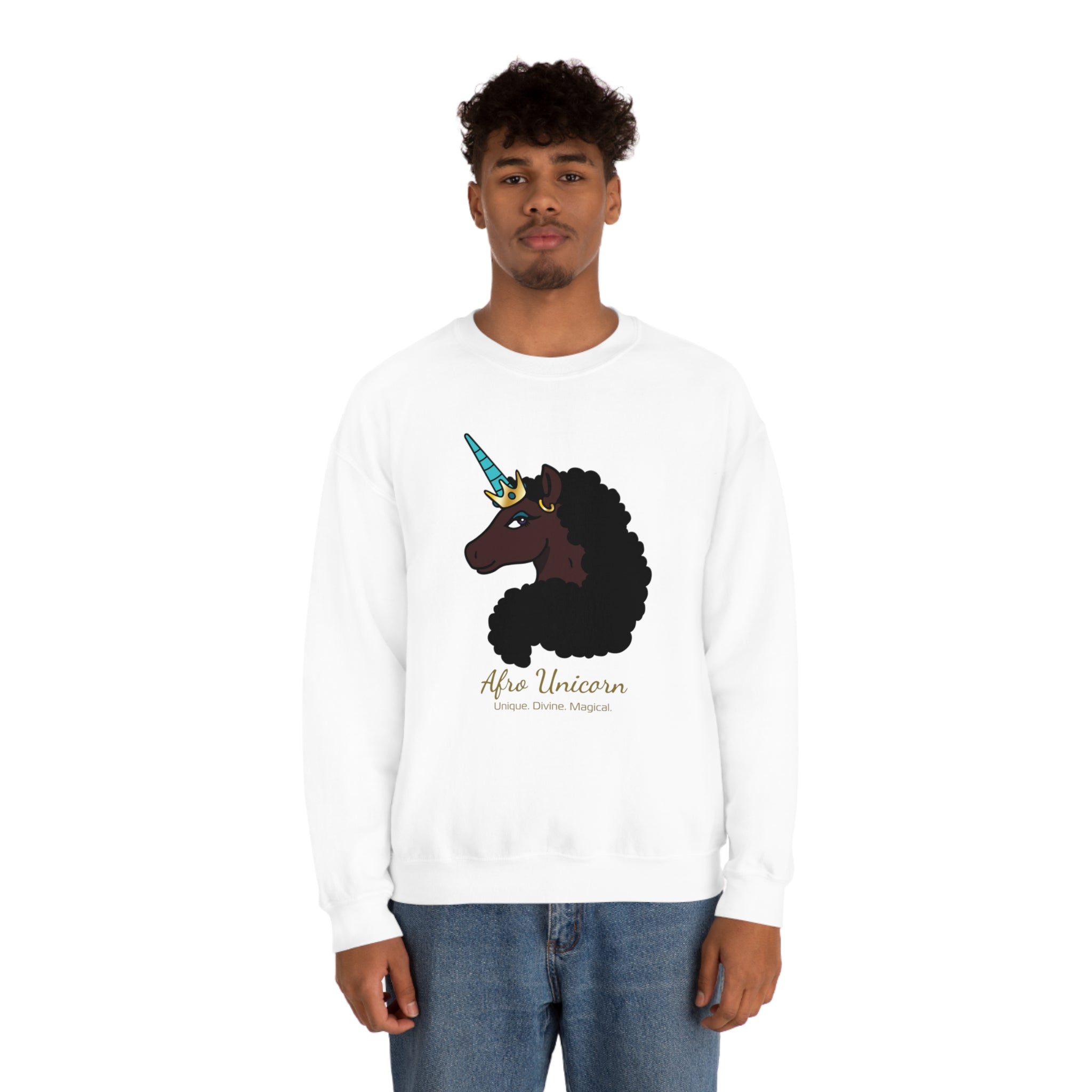 Magical Afro Unicorn Sweatshirt