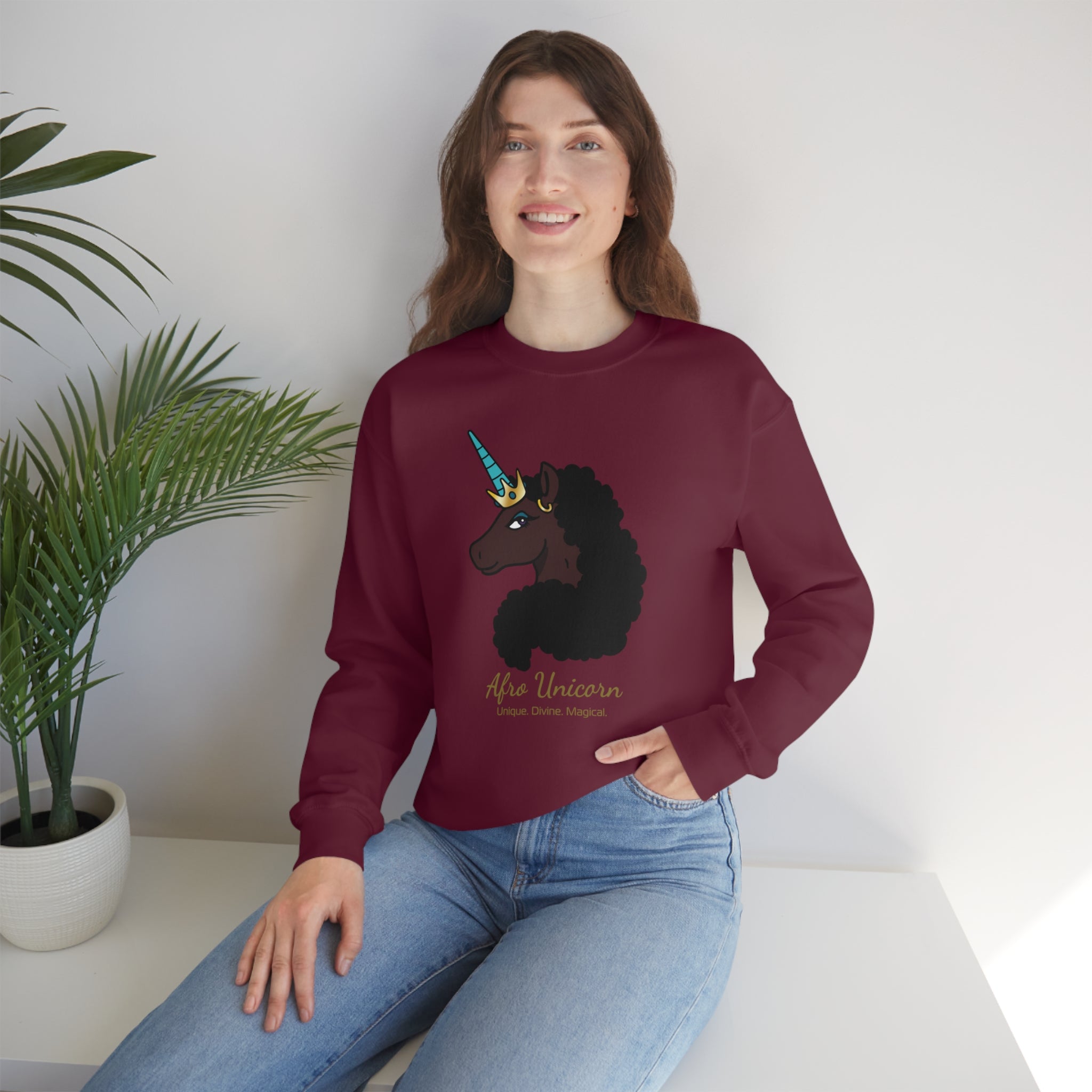 Magical Afro Unicorn Sweatshirt