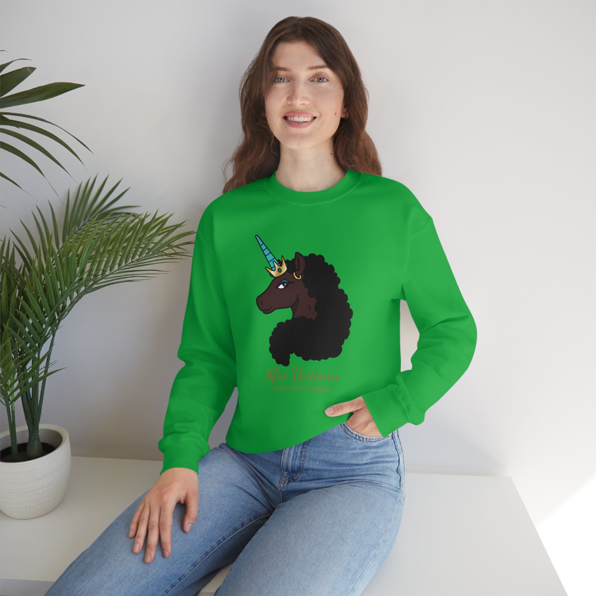 Magical Afro Unicorn Sweatshirt