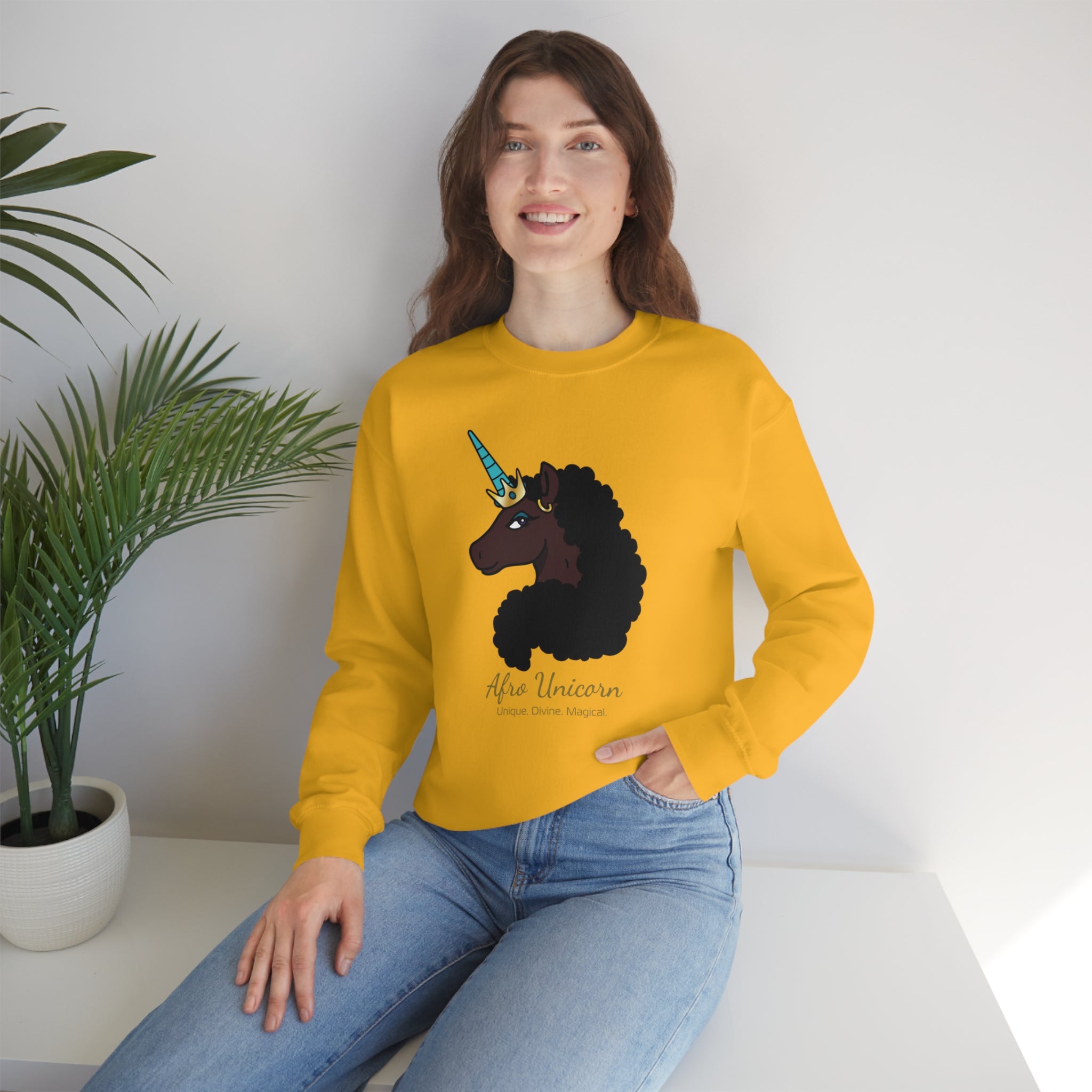 Magical Afro Unicorn Sweatshirt