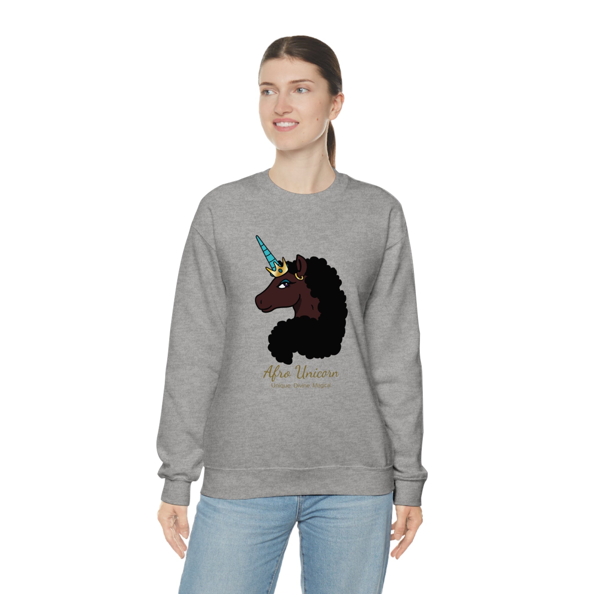 Magical Afro Unicorn Sweatshirt