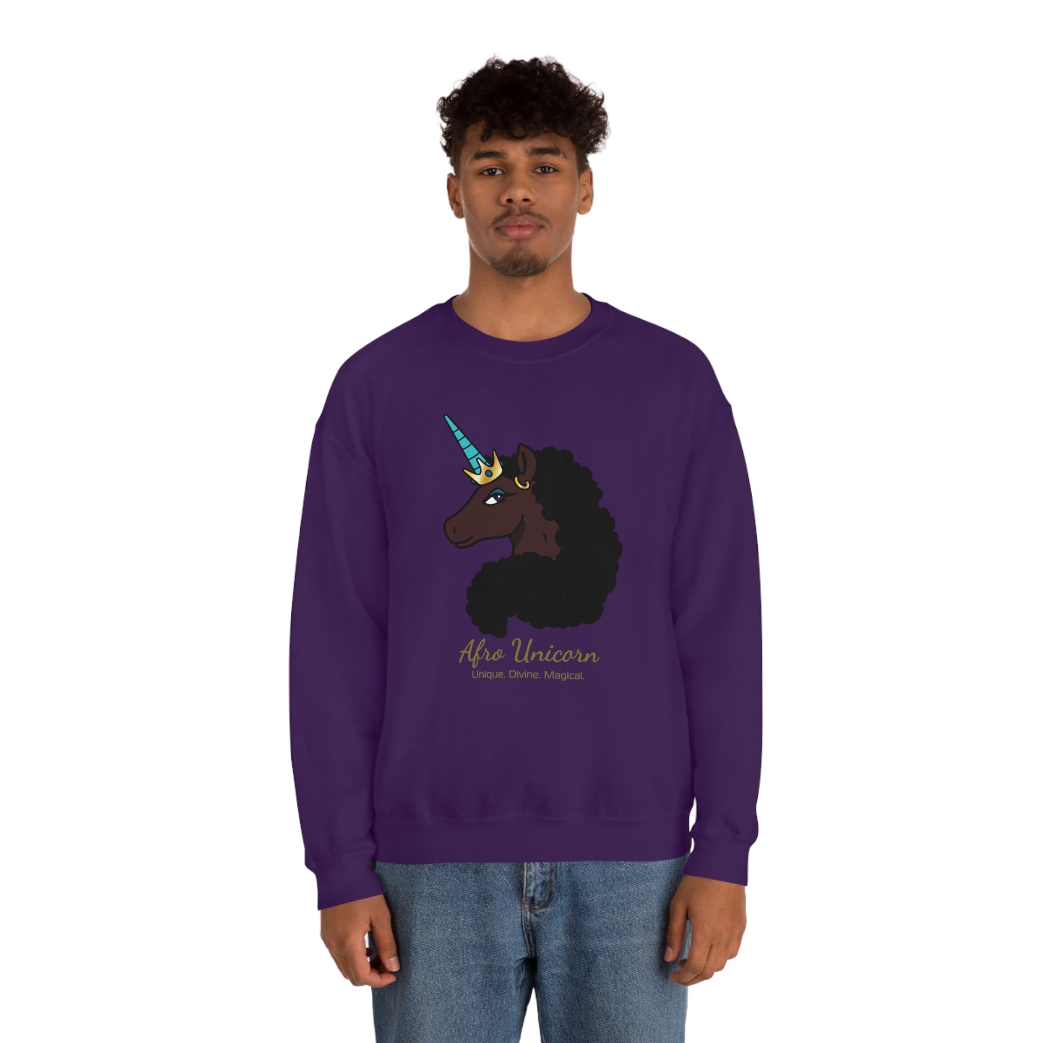 Magical Afro Unicorn Sweatshirt