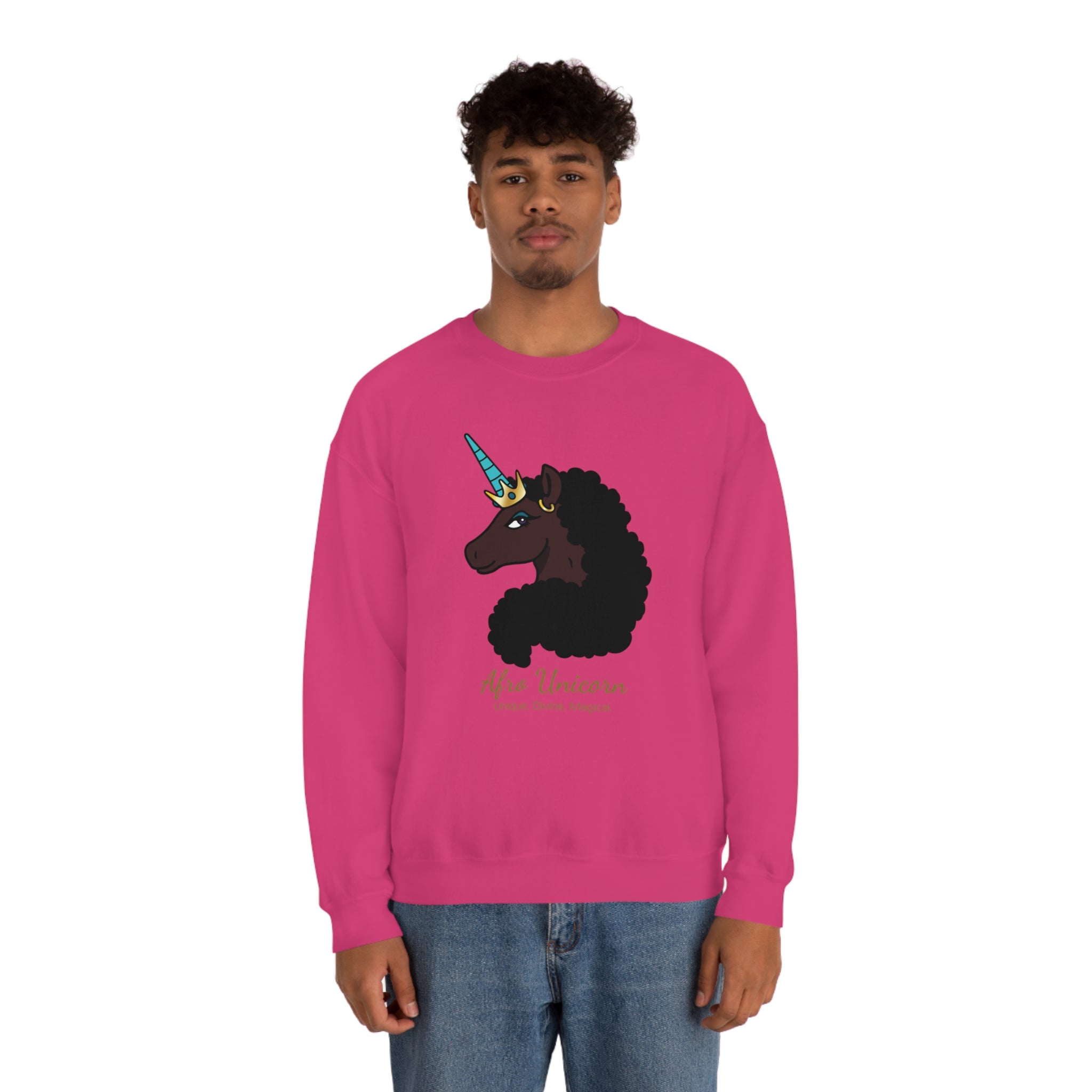 Magical Afro Unicorn Sweatshirt