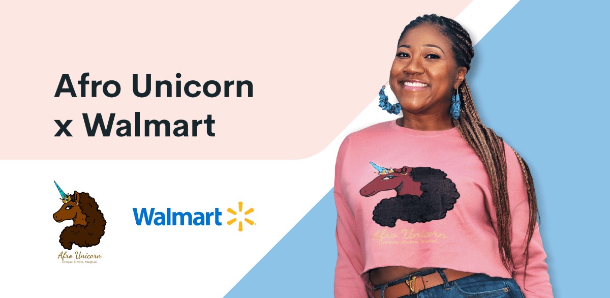 Afro Unicorn X Walmart
