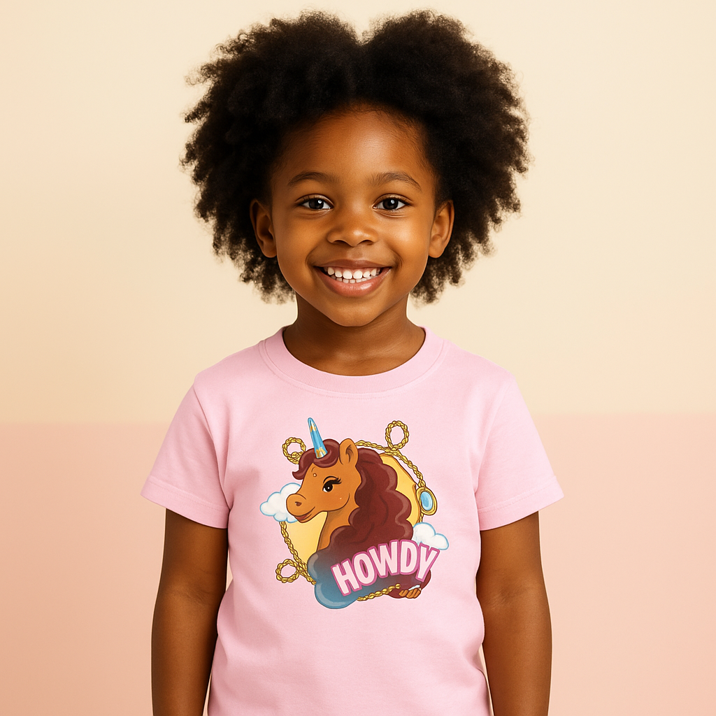 Afro Unicorn Youth Graphic Tees