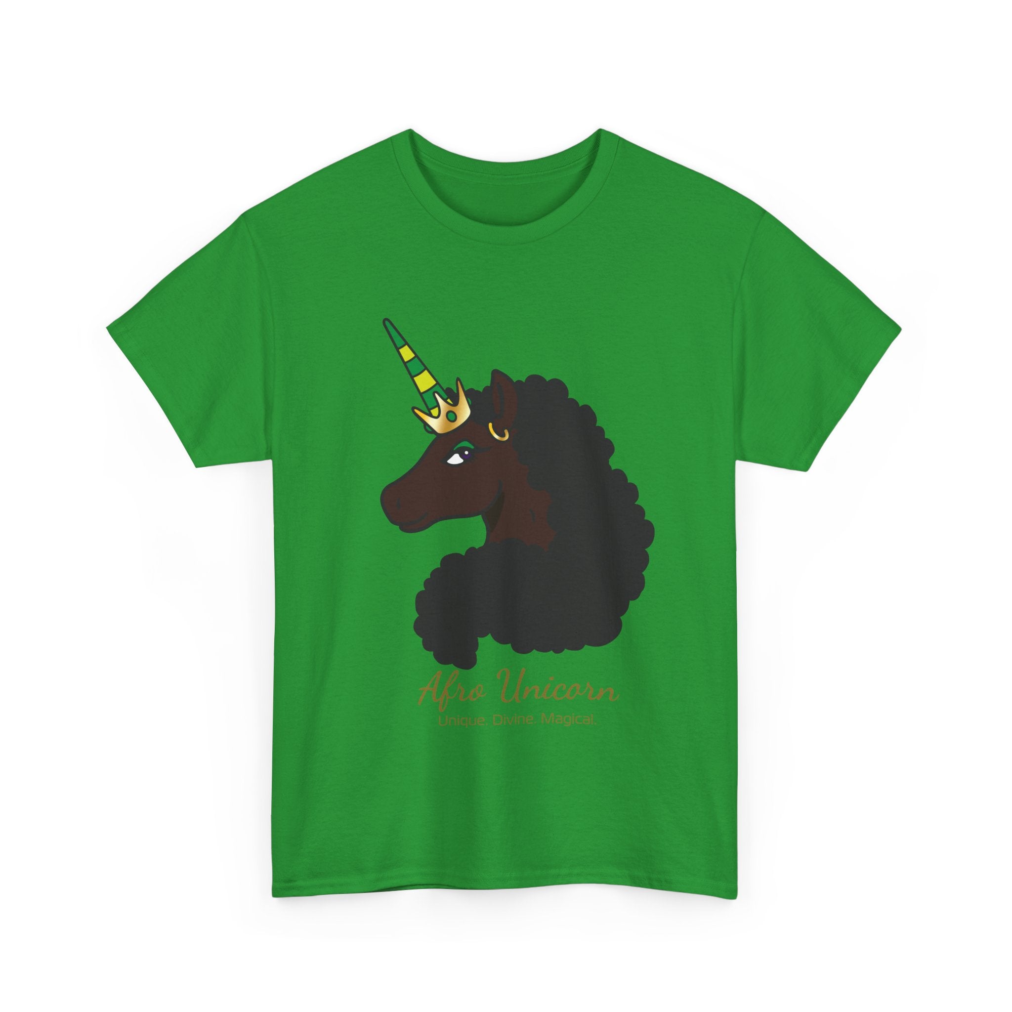 Feeling Lucky Afro Unicorn Tee - Magical