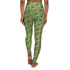 Afro Unicorn Pink & Green AKA Stripe High-Waisted Leggings