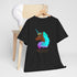 Afro Unicorn Cotton Candy Design Tee for Women