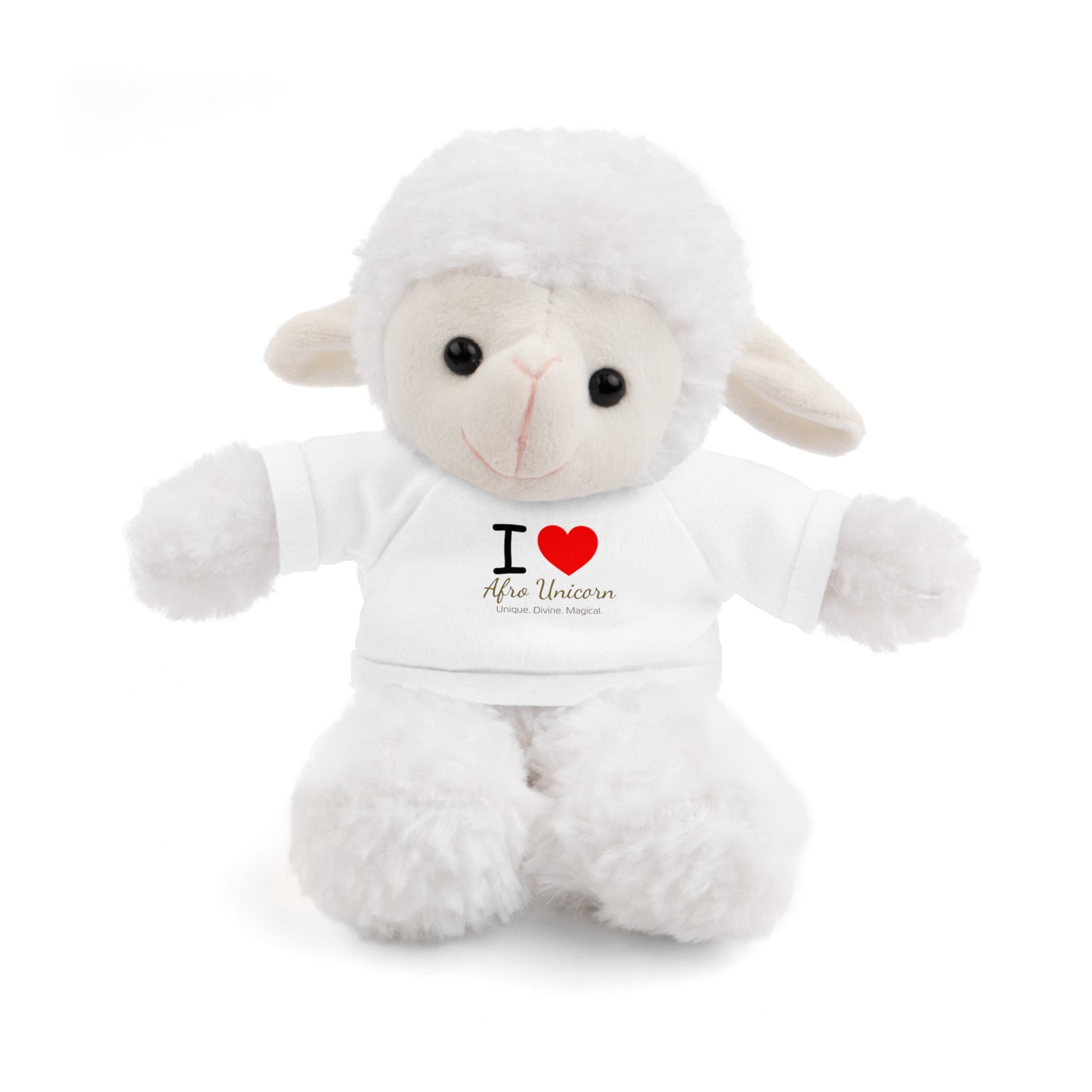 I Love Afro Unicorn Mini Plush