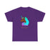 Afro Unicorn Cotton Candy Design Tee for Women
