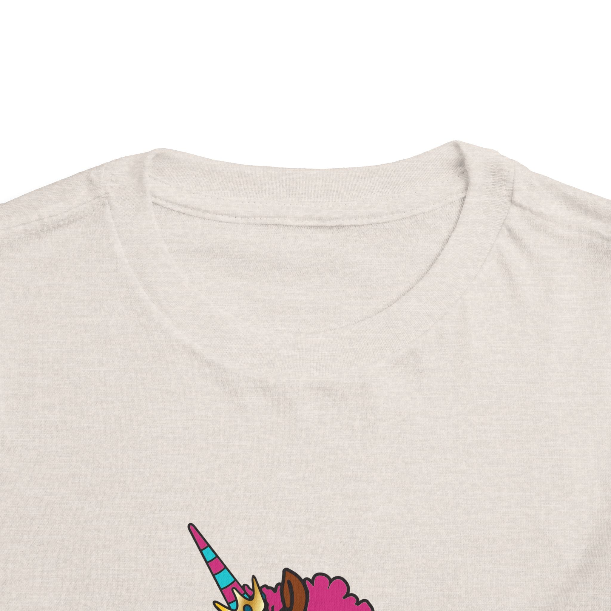 Toddler - Afro Unicorn Pink & Blue Spring Tee