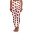 Afro Unicorn Crimson & Cream Delta Stripe High-Waisted Leggings