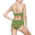 Afro Unicorn Pink & Green One-piece Swimsuit — D9 AKA Love
