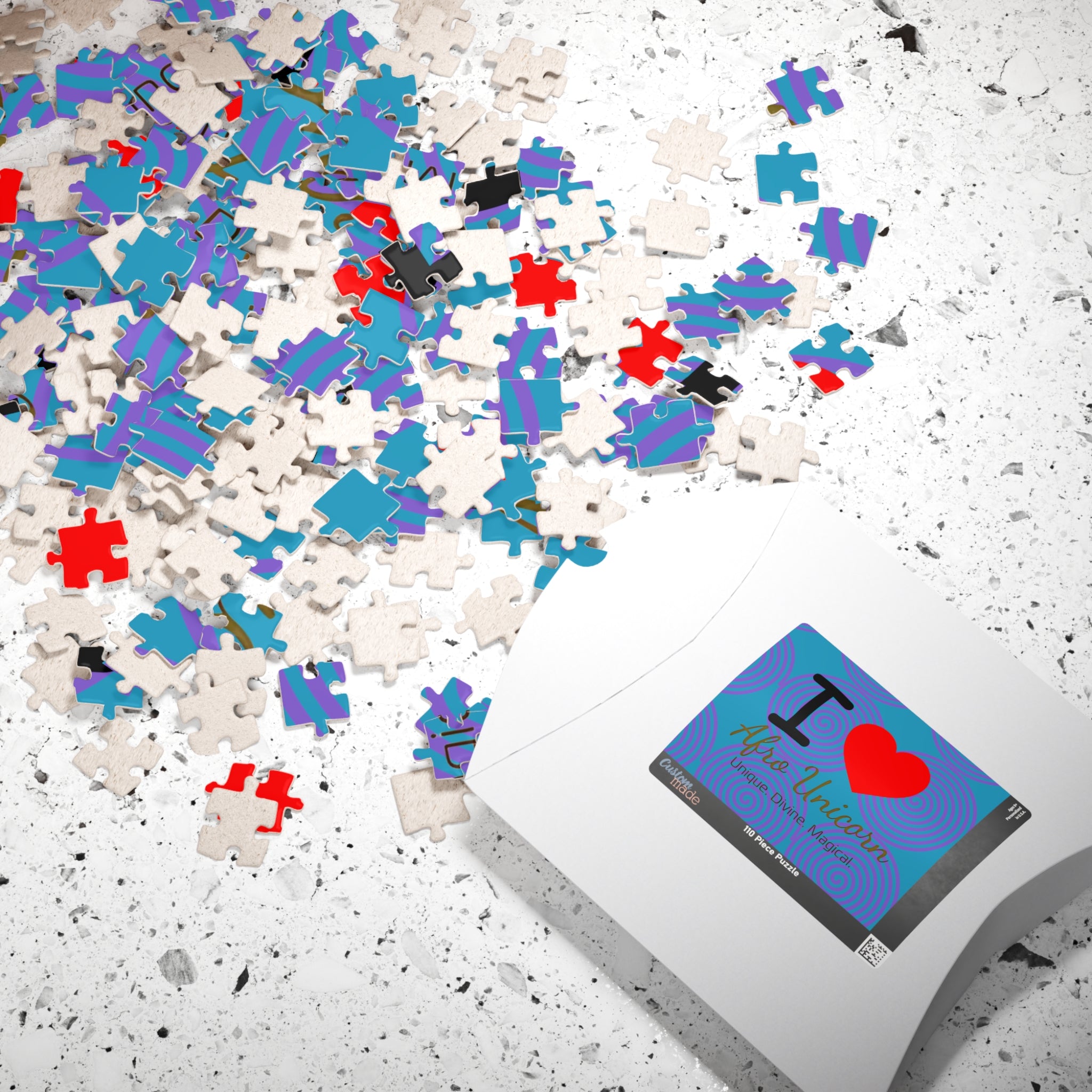 Afro Unicorn Puzzle