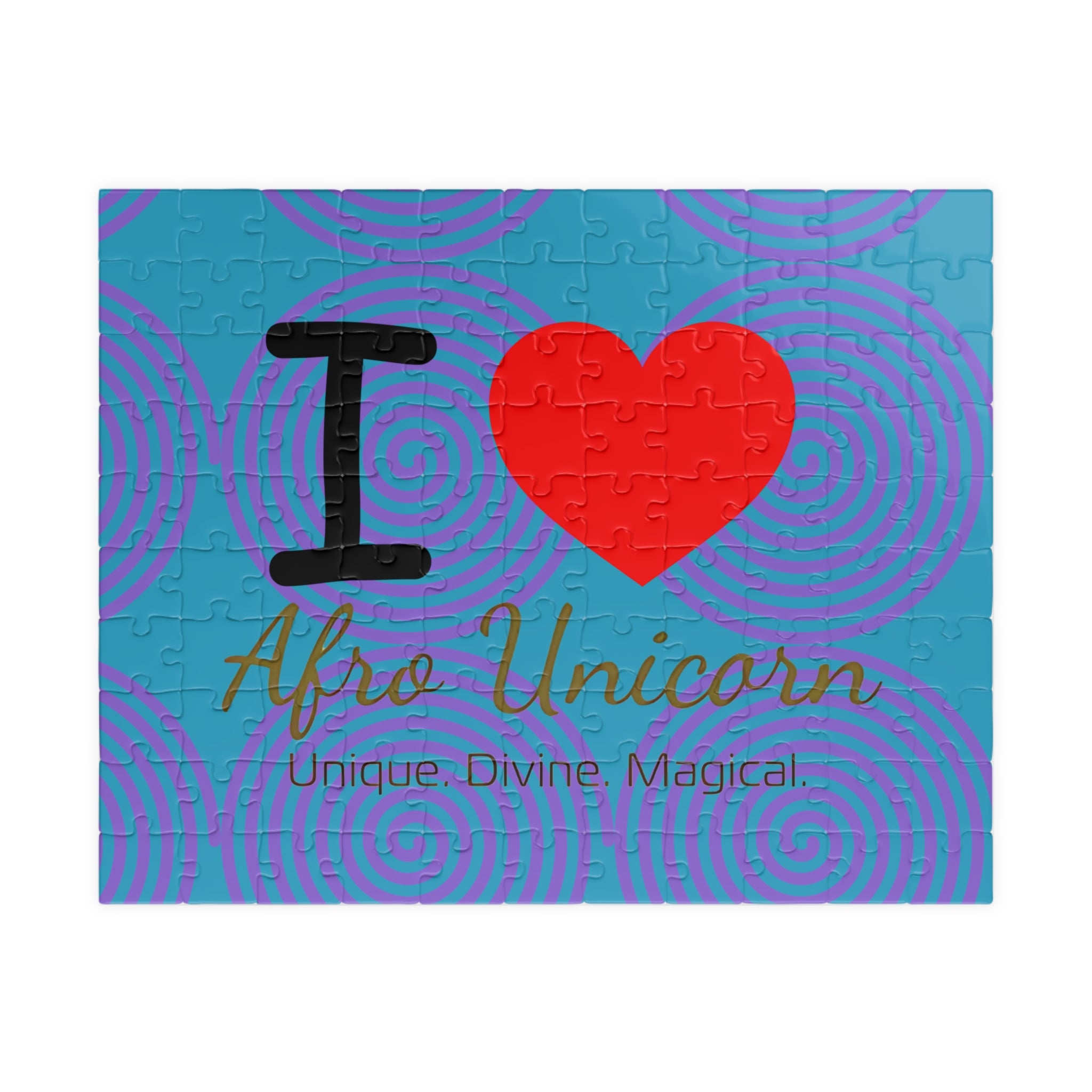 Afro Unicorn Puzzle