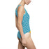 Women's Swimsuit - Afro Unicorn Summer Peach Design