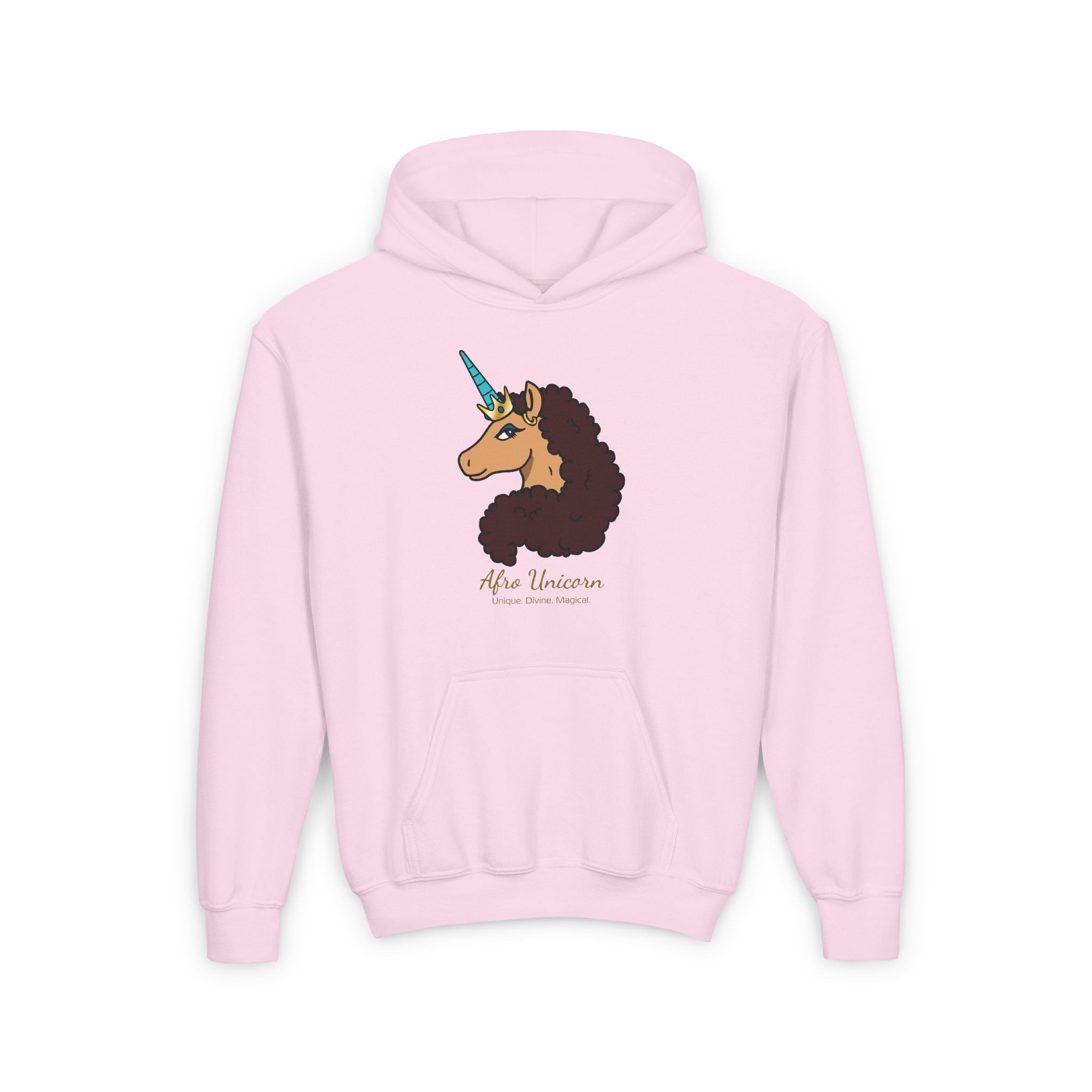 Youth Afro Unicorn Hoodie  - Divine