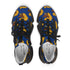 Mesh Sneakers - Blue & Gold Monogram