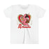 Afro Unicorn "Be My Valentine" Youth Tee