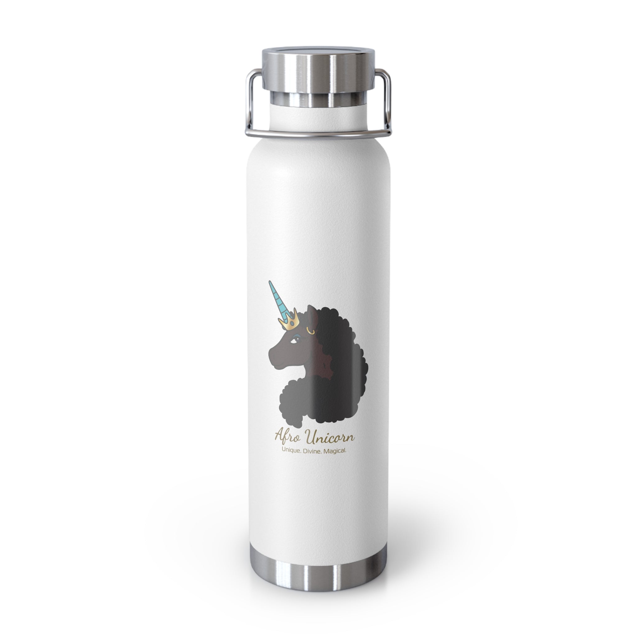 Magical - Afro Unicorn 22oz Insulated Water Bottle