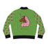 Afro Unicorn Pink & Green Women's Bomber Jacket — Lightweight
