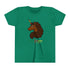 Youth - Afro Unicorn Black Black Pride Celebration Tee