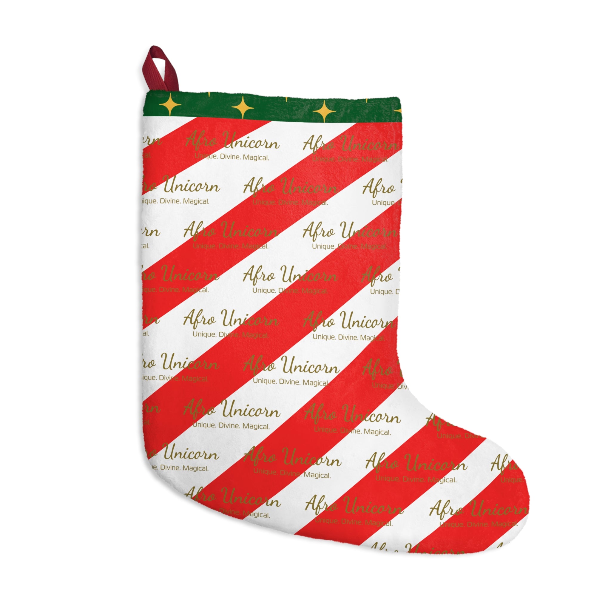 Afro Unicorn Signature Christmas Stockings