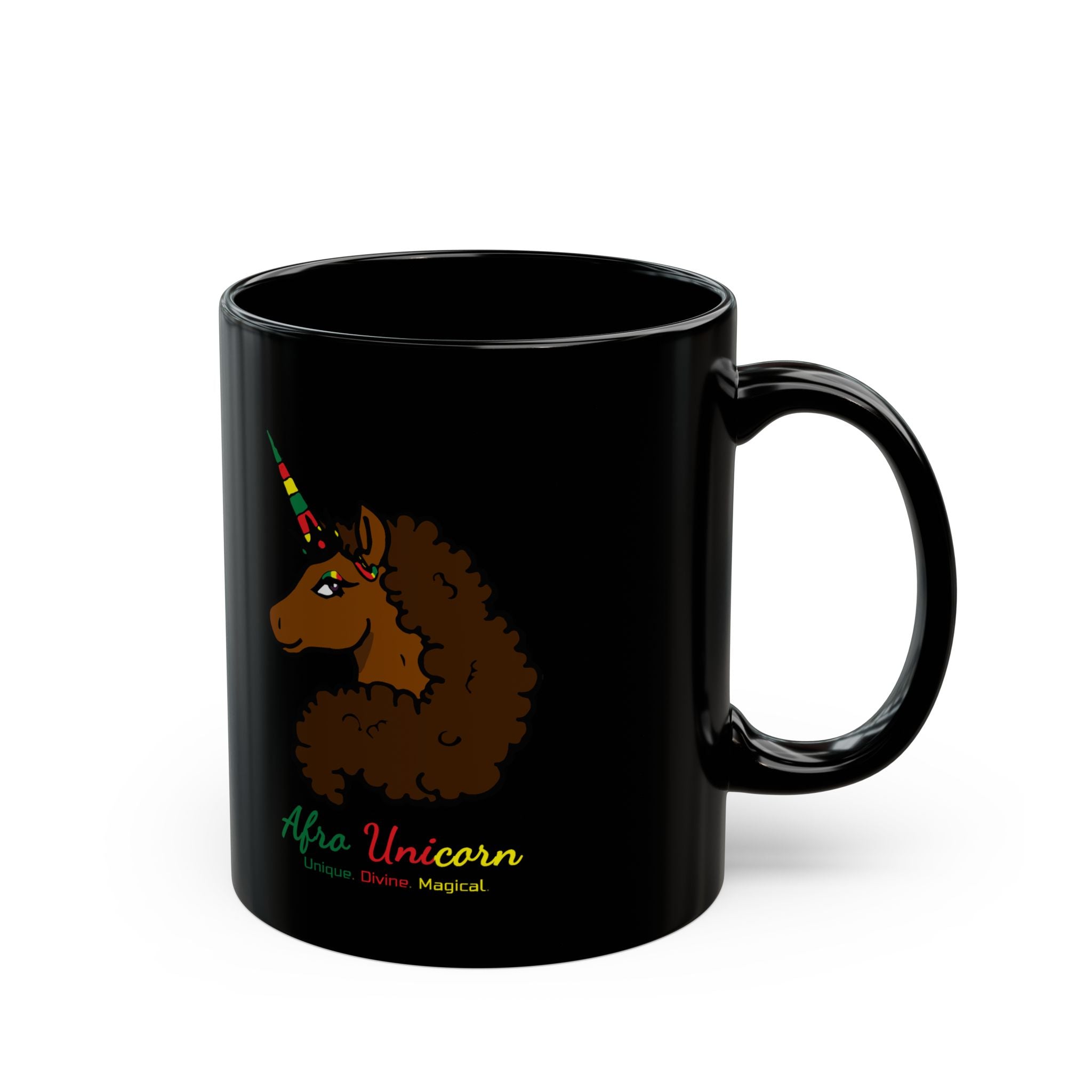 Mug - Afro Unicorn Black Pride Celebration Mug 11oz