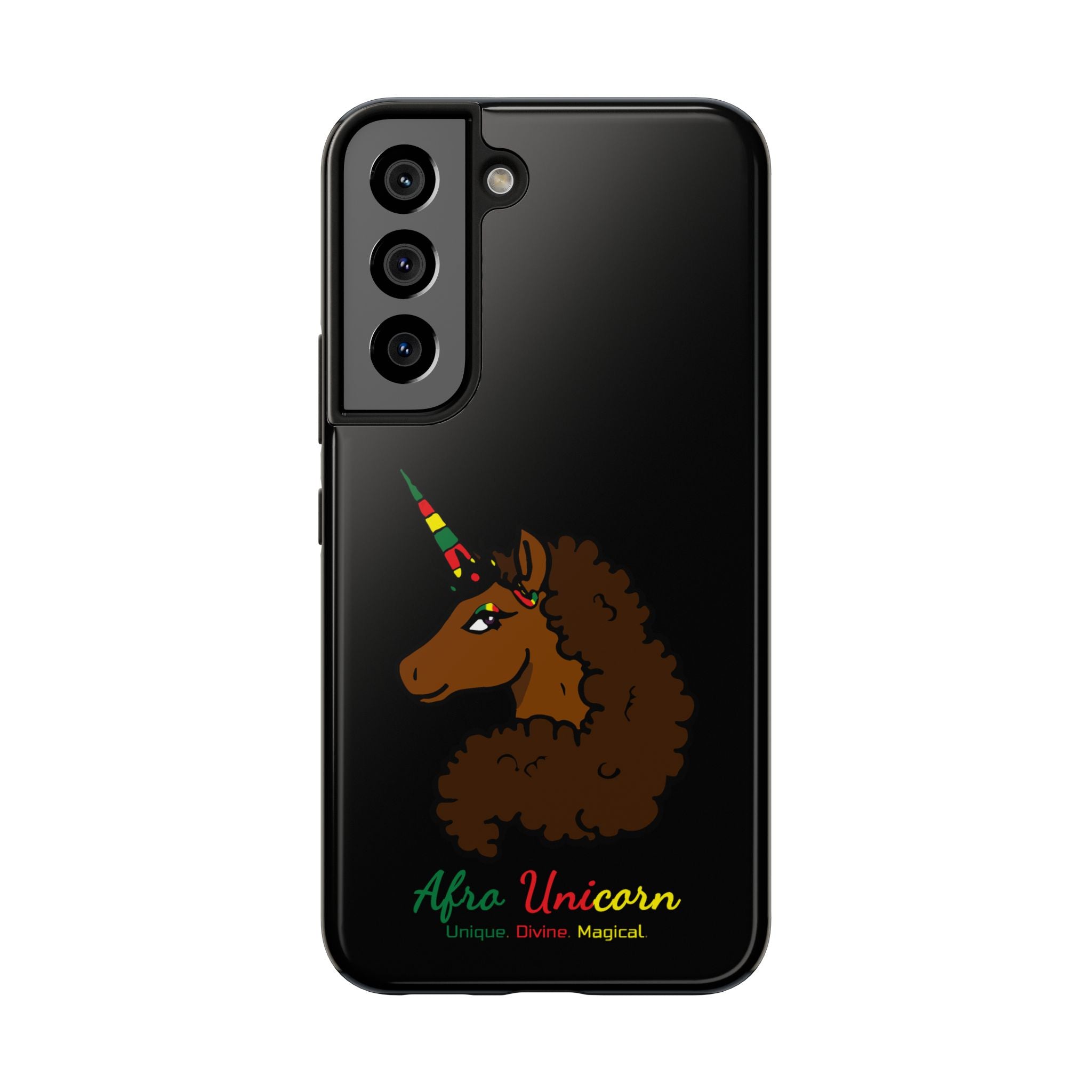 Phone Case - Afro Unicorn Black Pride Celebration Design