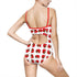 Afro Unicorn Crimson & Cream One-piece Swimsuit — D9 Delta Love