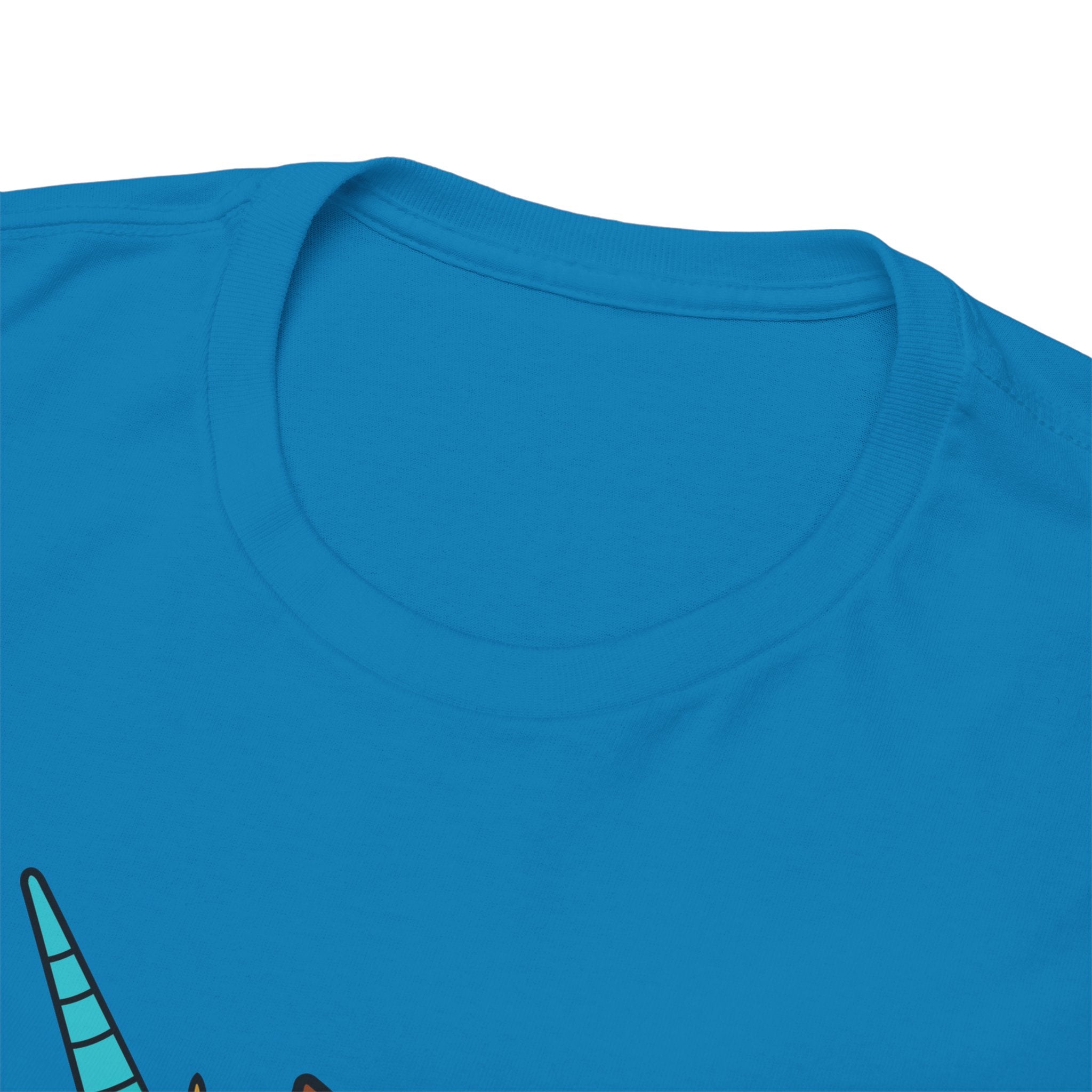 Afro Unicorn Cotton Candy Design Tee for Women