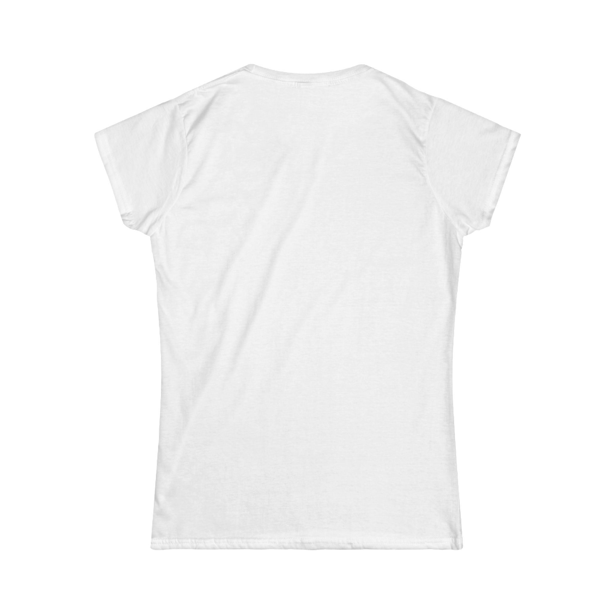 Afro Unicorn Blue & Gold Tee - Women's Softstyle
