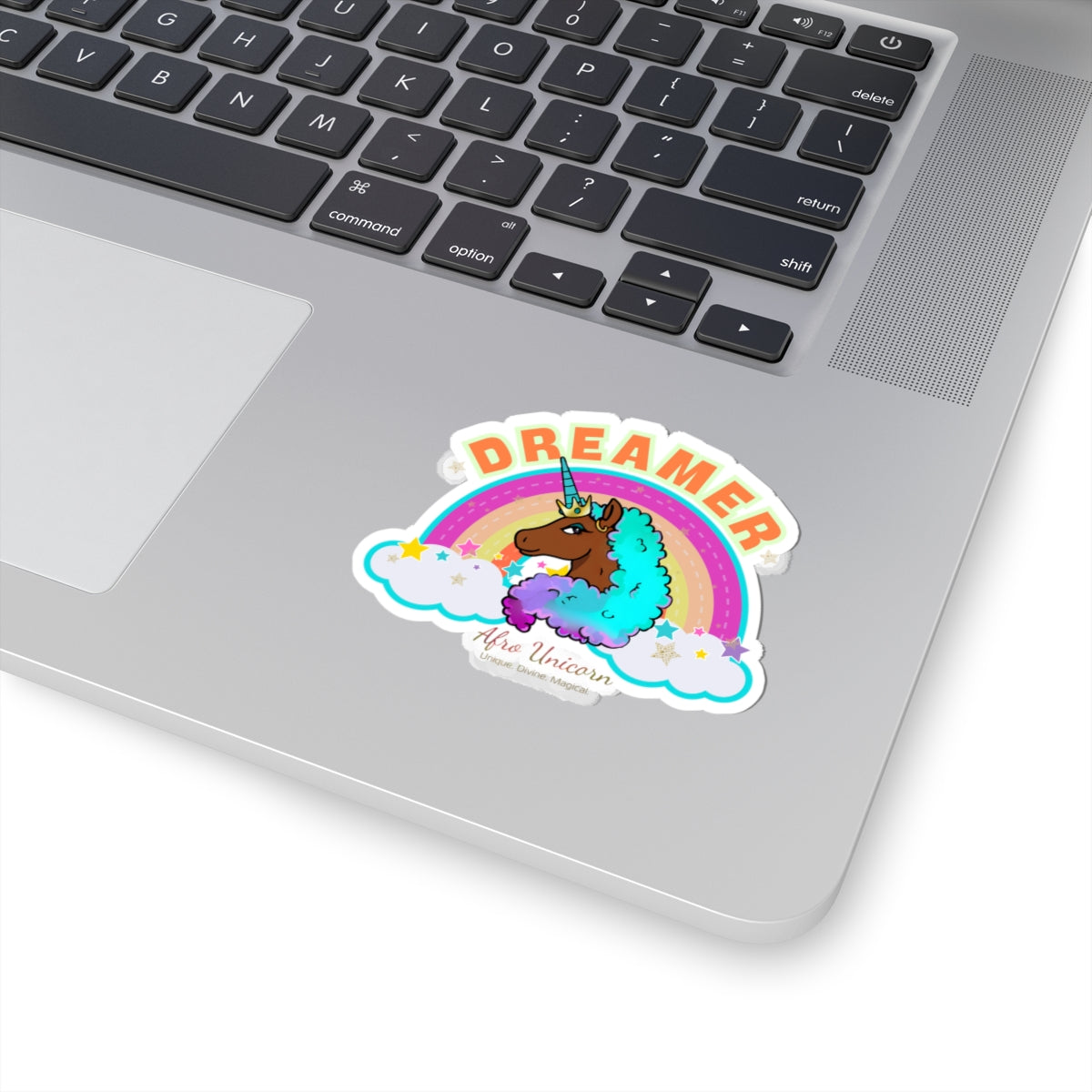 Afro Unicorn DREAMER Stickers