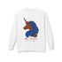 Afro Unicorn Fan Favs Sweatshirt – Buffalo Royal Blue & Red