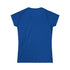 Afro Unicorn Blue & Gold Tee - Women's Softstyle