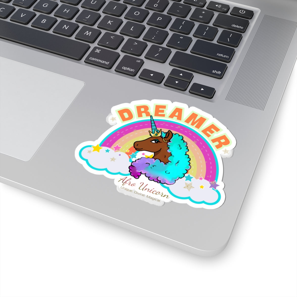 Afro Unicorn DREAMER Stickers