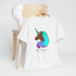 Afro Unicorn Cotton Candy Design Tee for Women