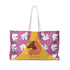 Afro Unicorn Summer Ready Weekender Bag - Pink