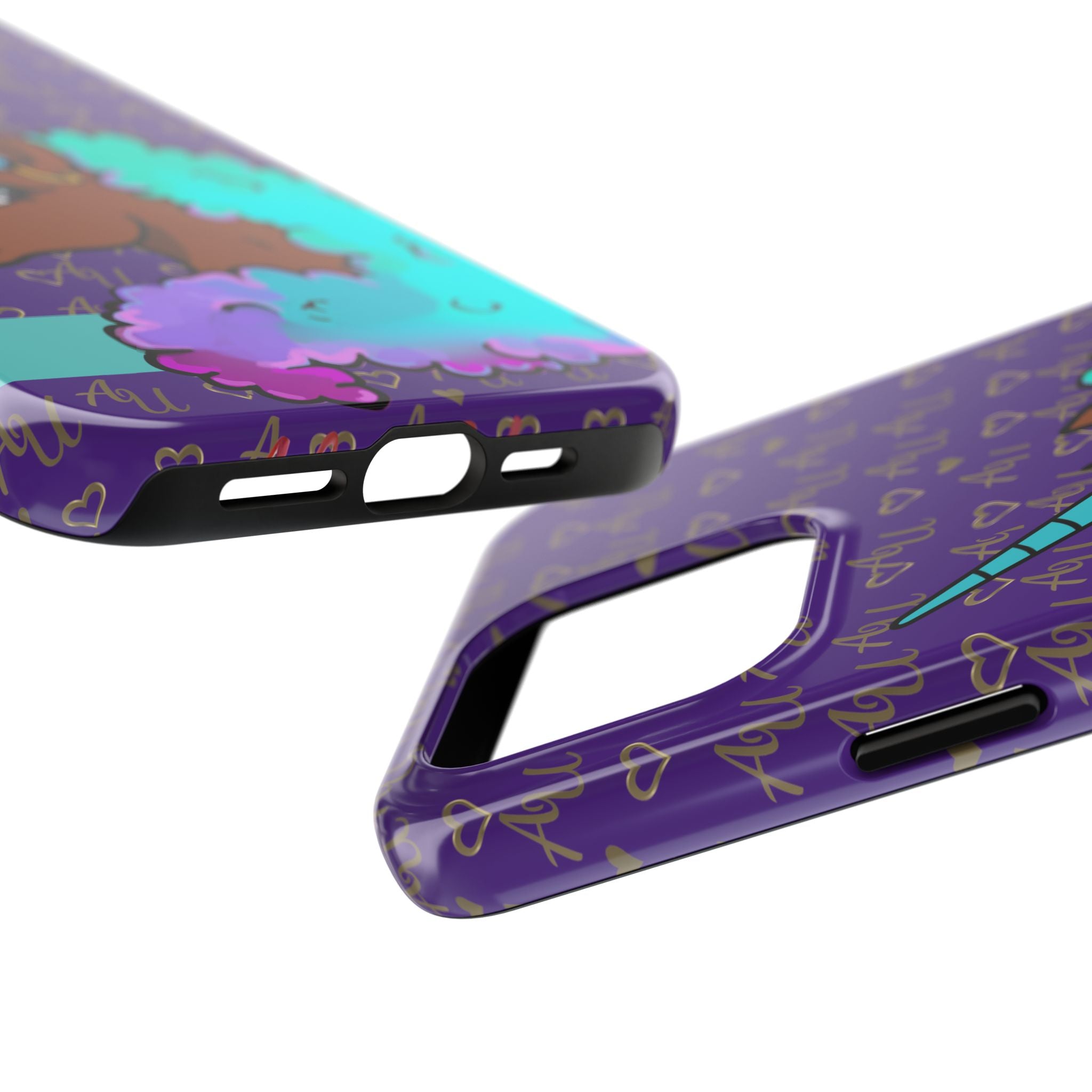 Afro Unicorn Tough Phone Case